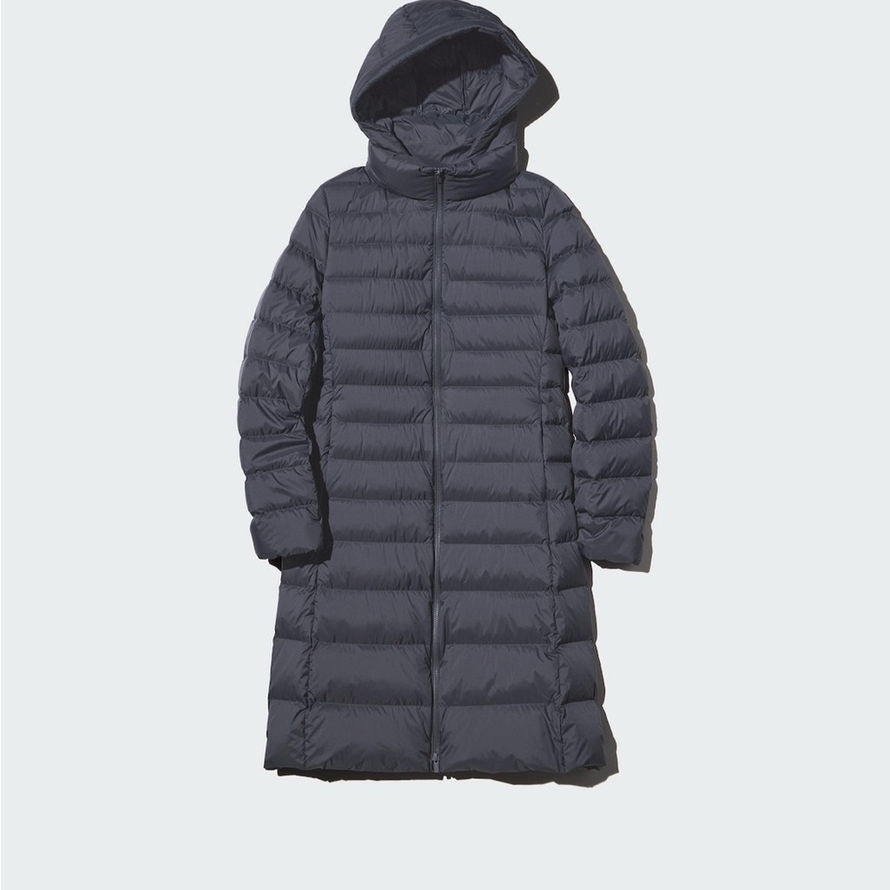 Uniqlo Ultra Light Down  Black Puffer Coat- Medium